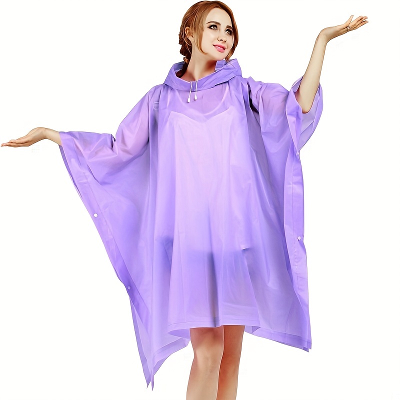 Camping Rain Poncho - Ponchos de pluie pour adultes, pochette