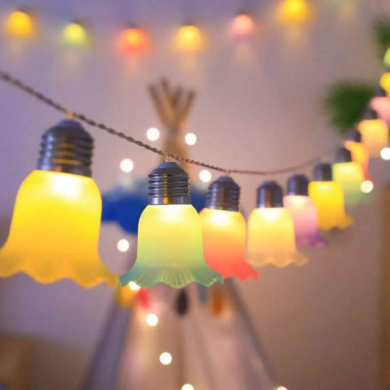 Outdoor Camping Lights String - Guirlande lumineuse LED en forme de