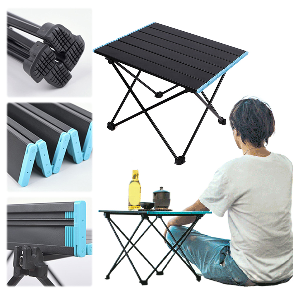 Outdoor Camping Cooking Table - Table de camping en alliage d'aluminium,