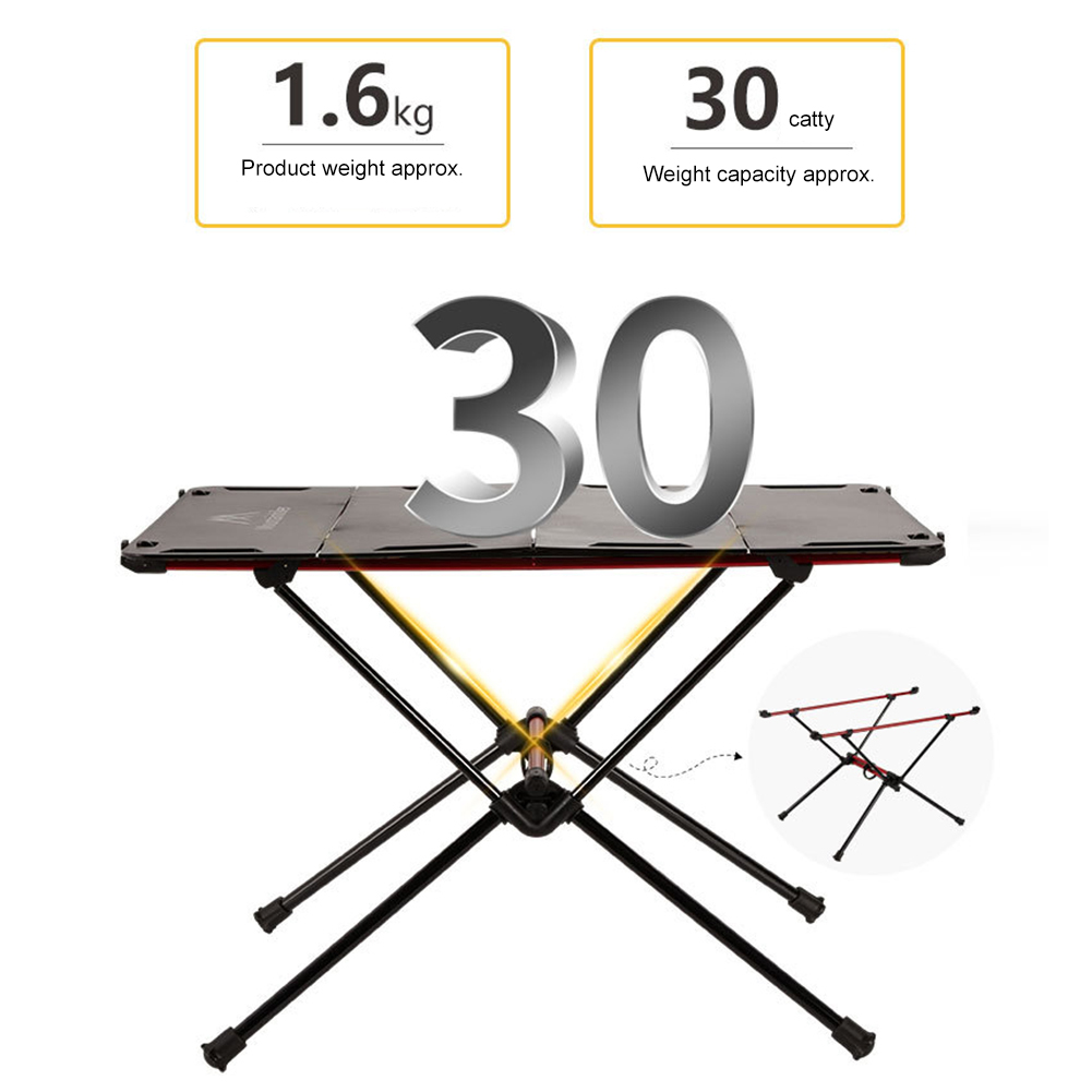 Outdoor Camping Cooking Table - Table de camping pliante légère, table