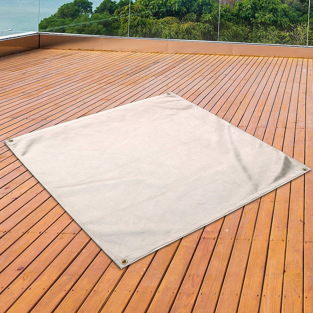 Outdoor Camping Stove - 1 pièce, tapis ignifuge pour foyer