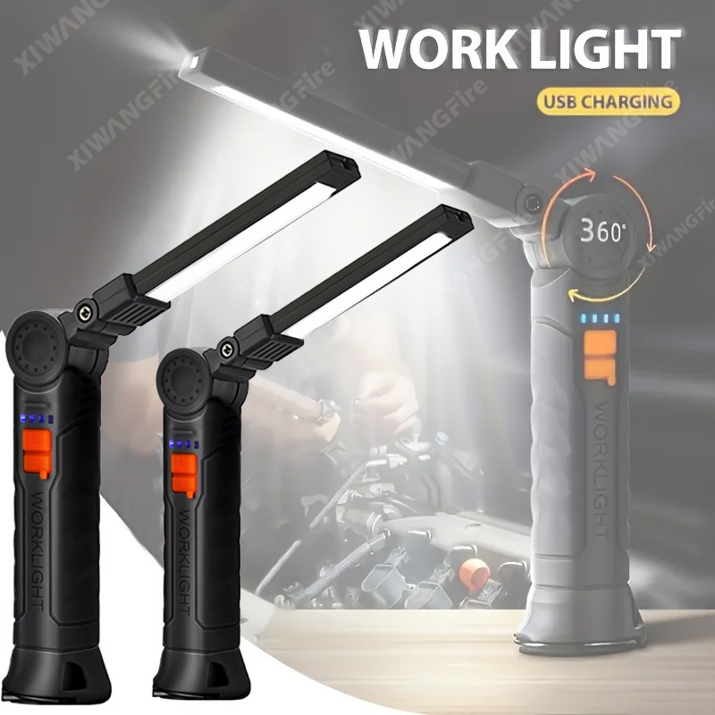 Outdoor Camping Decor - Lampe de poche LED rechargeable, lampe