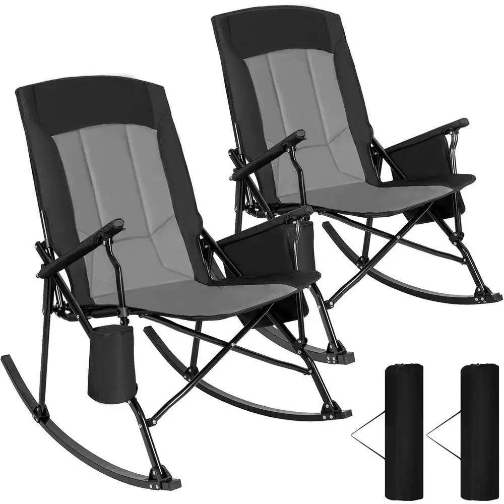 Outdoor Camping Rocker - Fauteuil à bascule portable à dossier