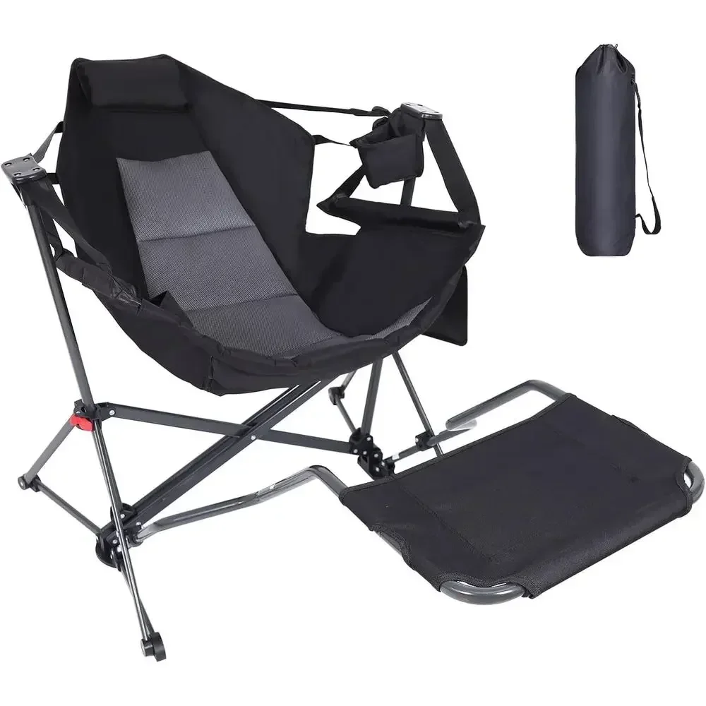 Outdoor Camping Rocker - Chaise de camping pliable et portable