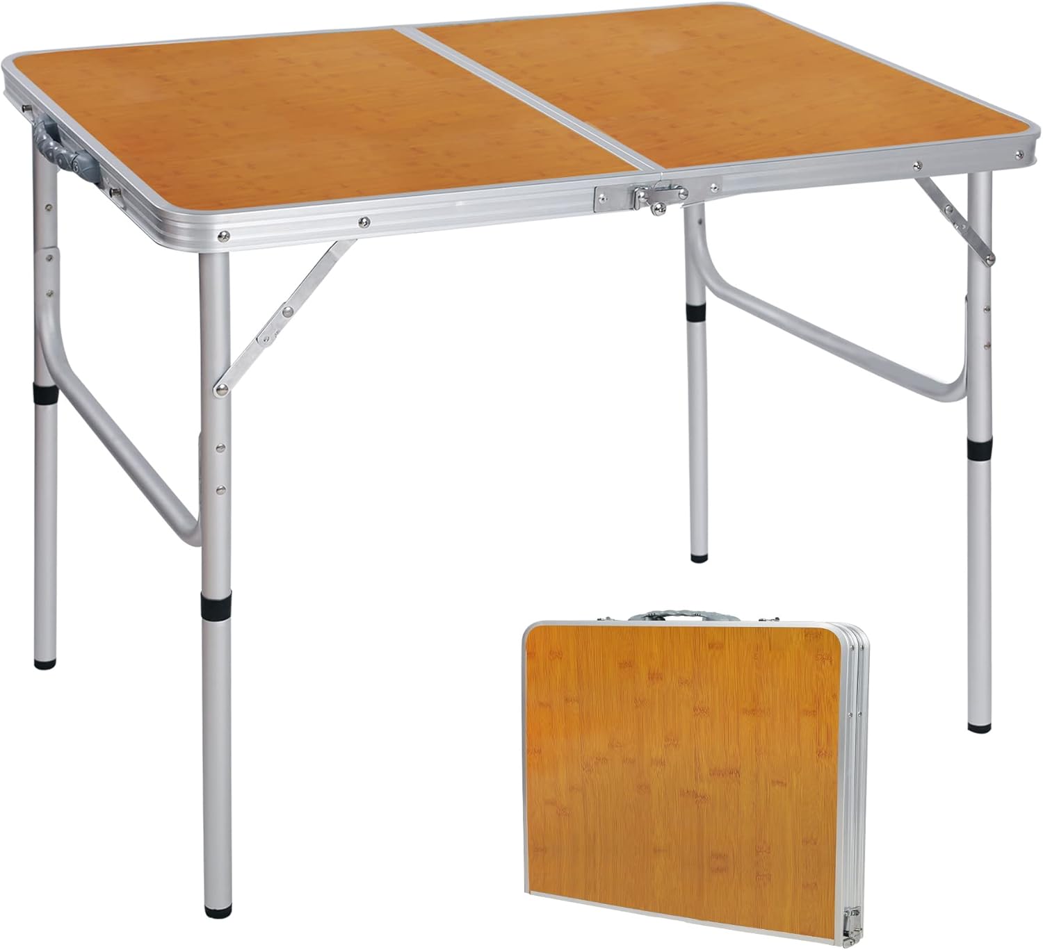 Outdoor Camping Cooking Table - Table de camping pliable réglable en
