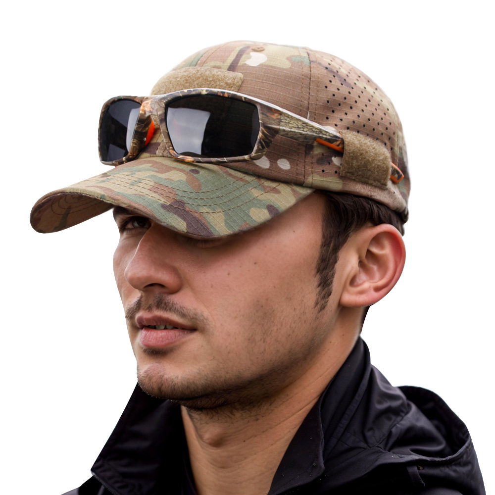 Zd Outdoor Camping - Casquette de Baseball Camouflage respirante, chapeau