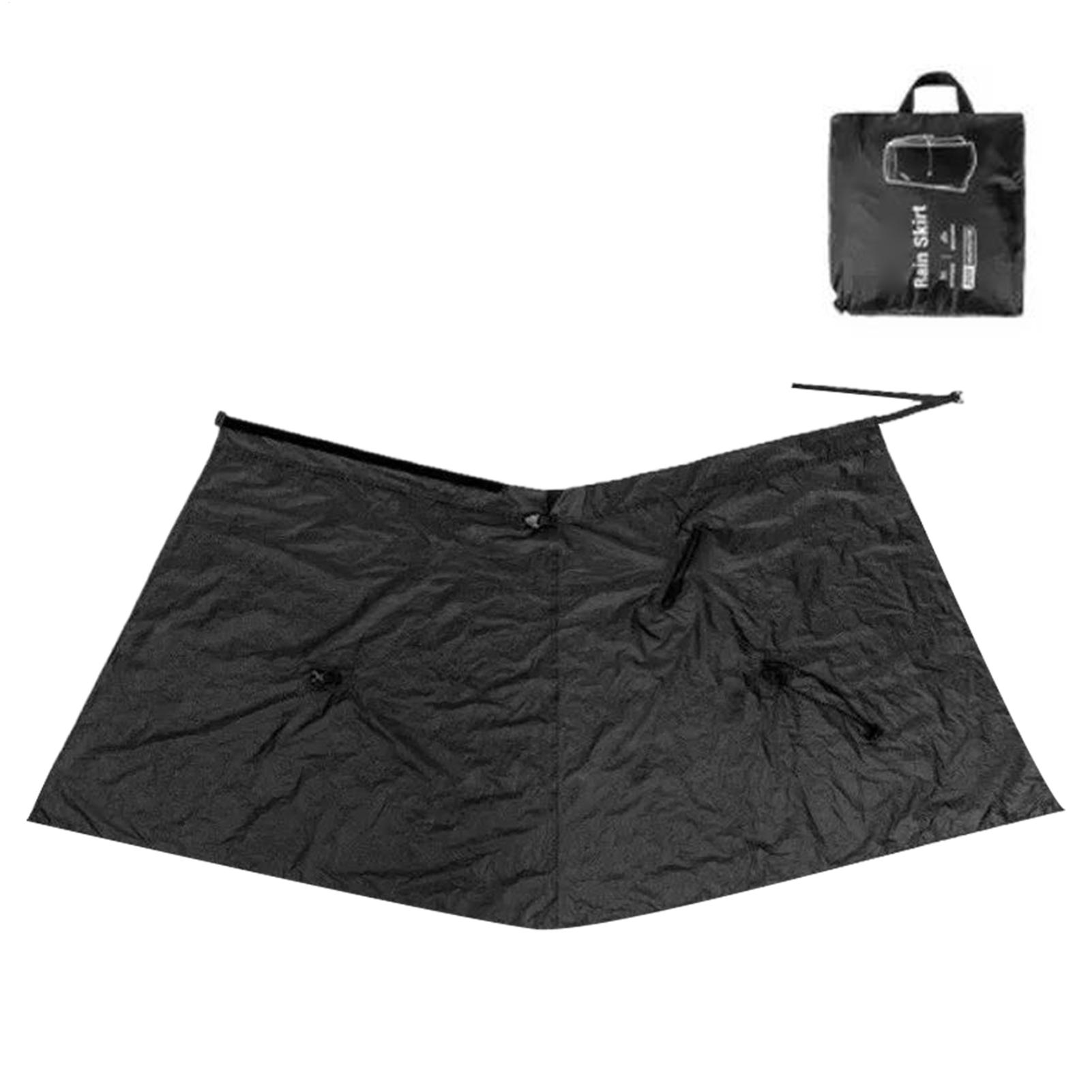 Camping Rain Poncho - Jupe de pluie légère et pliable,