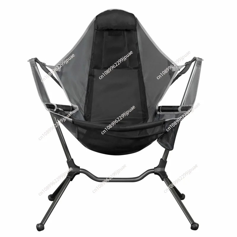 Outdoor Camping Rocker - Chaise de pêche portable d'extérieur, balançoire,