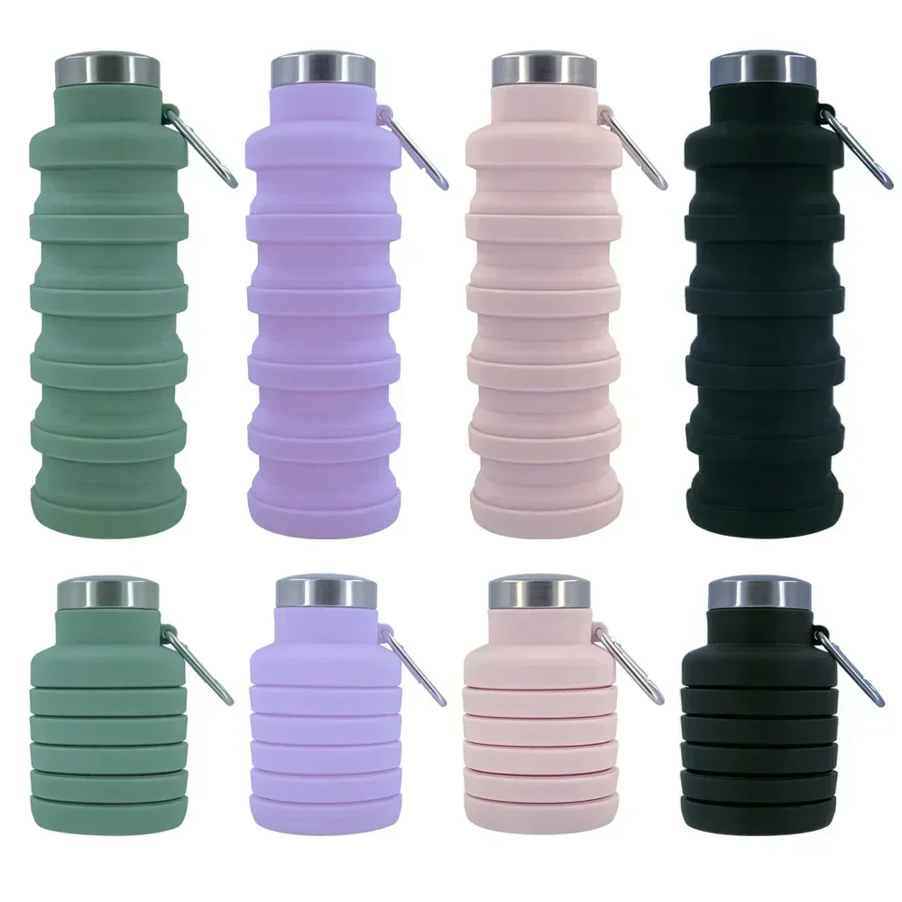 Collapsible Water Bottle - Bouteille d'eau pliable, bouteilles pliables réutilisables
