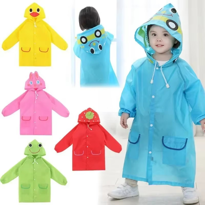 Camping Rain Poncho - Imperméable de Style Animal de Dessin