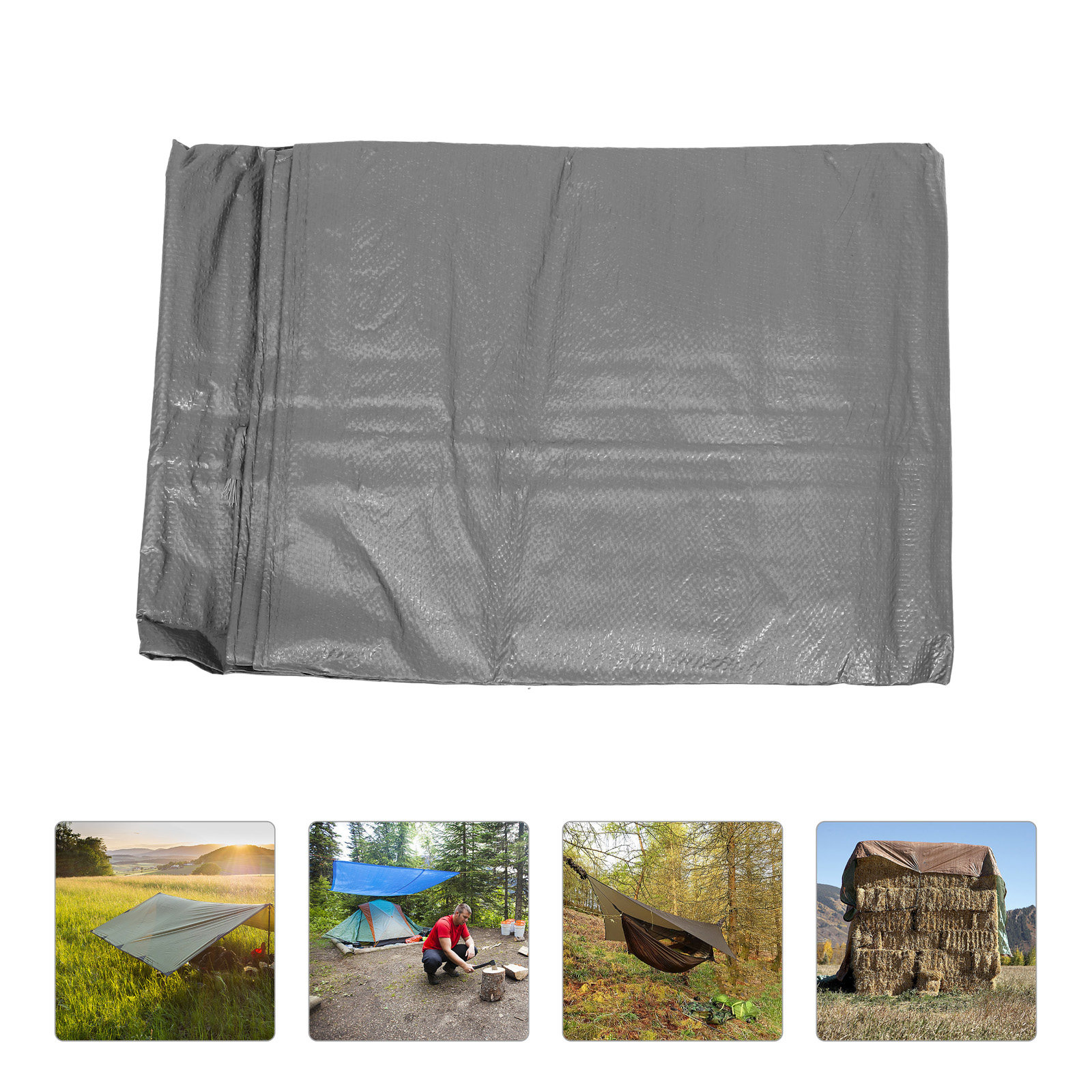 Outdoor Camping Tarp - Bâche imperméable robuste pour extérieur, bâche