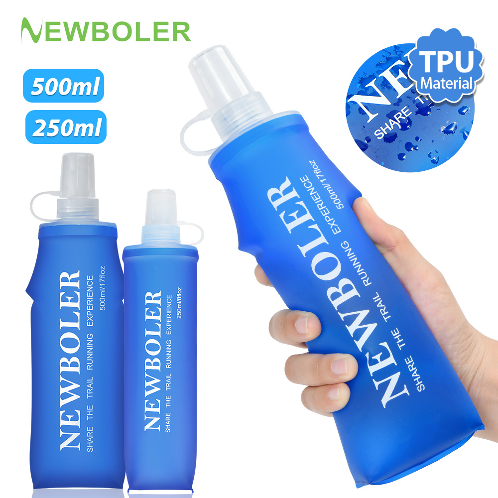 Collapsible Water Bottle - NEWBOLER 250 ml/500 ml extérieur pliable