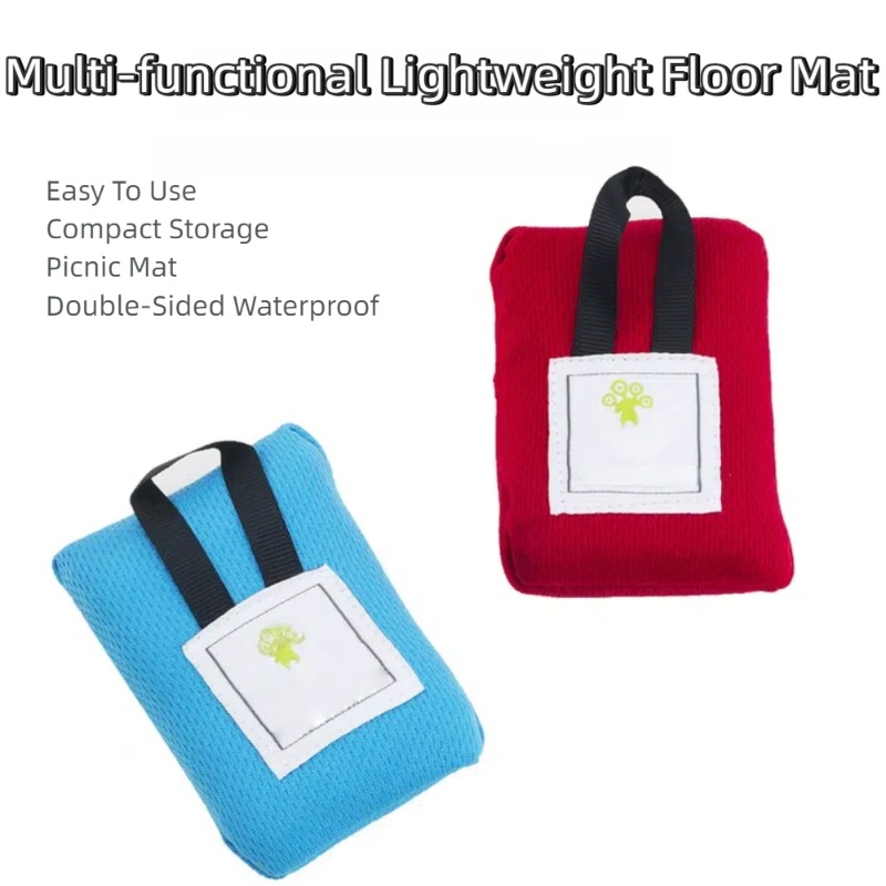 Outdoor Camping Bathroom - 1 couverture de pique-nique, coussin de