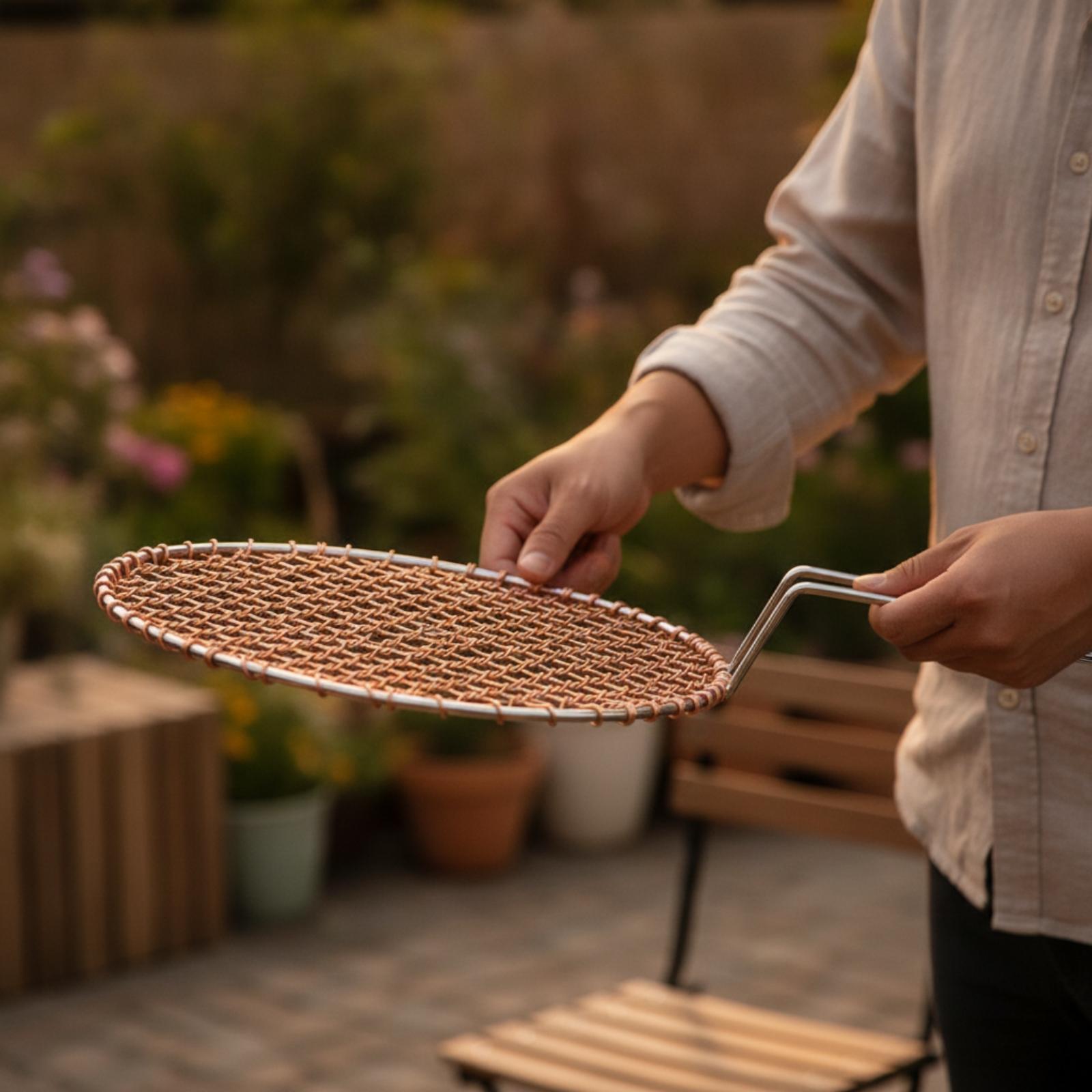 Grille ronde en cuivre portabl - Outdoor Camping Stove avis et prix