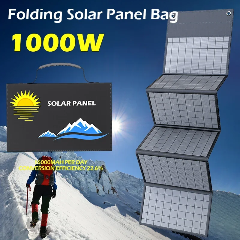 Sac de charge solaire 1000W av - Zd Outdoor Camping avis et prix