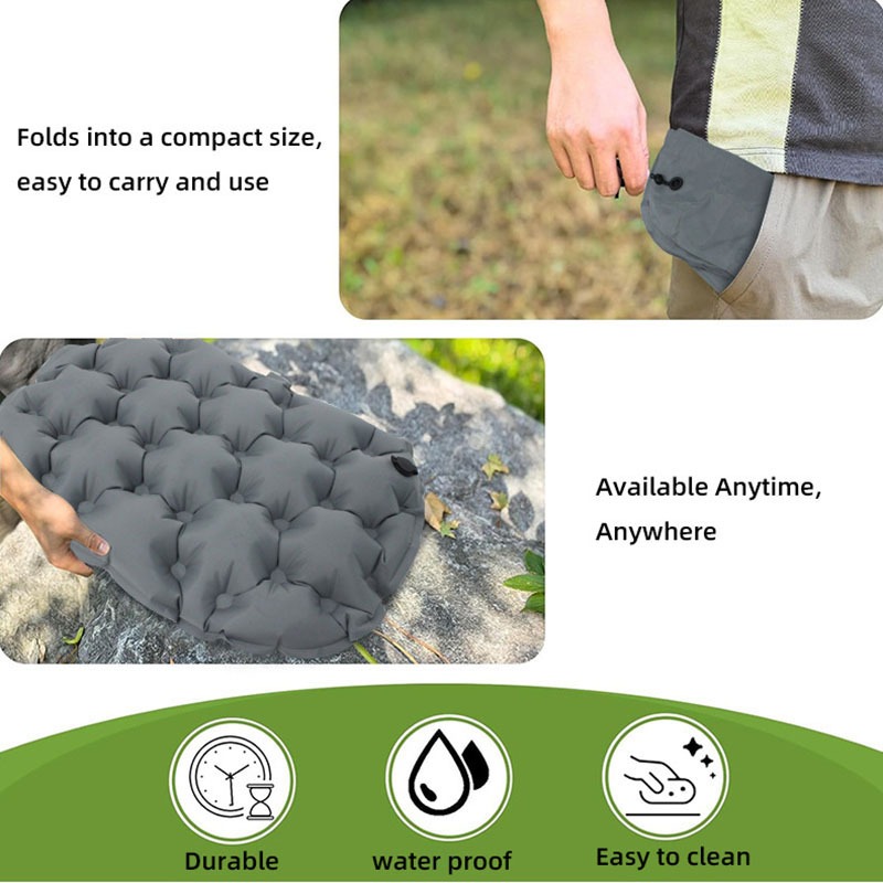 Coussin de siège gonflable por - Outdoor Camping Bathroom avis et prix