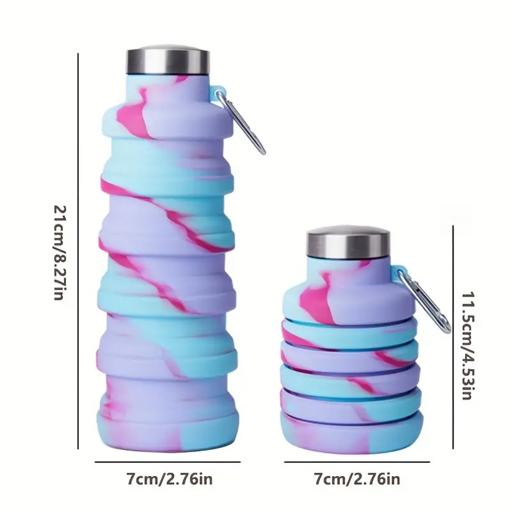 Bouteille d'eau pliable en sil - Collapsible Water Bottle avis et prix
