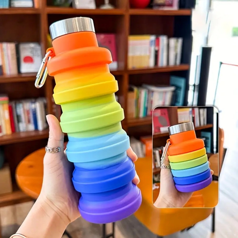 Bouteille d'eau pliable en sil - Collapsible Water Bottle avis et prix