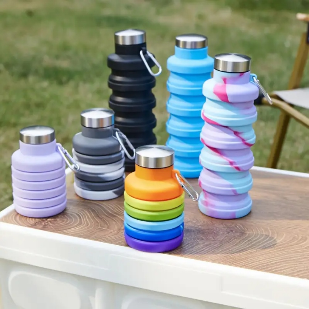Bouteille d'eau pliable en sil - Collapsible Water Bottle avis et prix