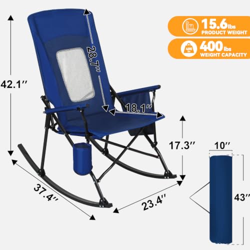 Lot de 2 chaises de camping pl - Outdoor Camping Rocker avis et prix
