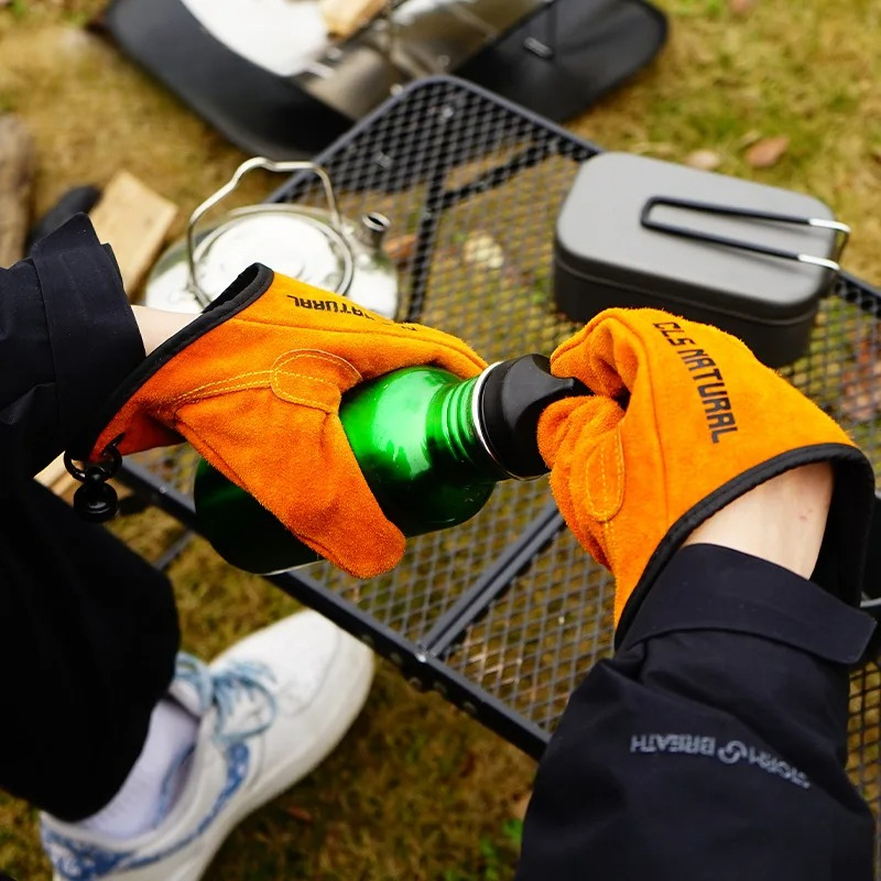 Gants de barbecue résistants à - Outdoor Camping Fire avis et prix