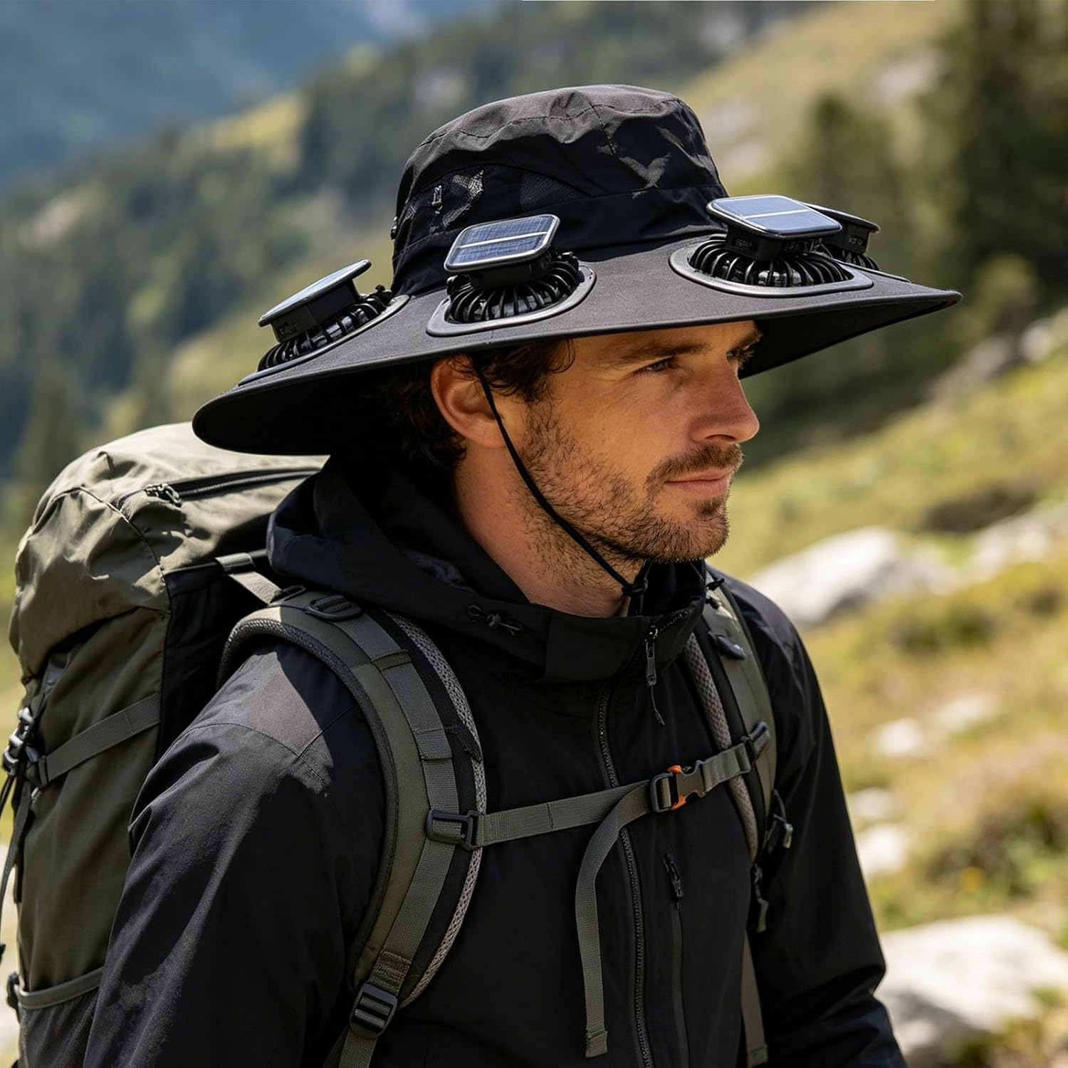 Casquette solaire à 6 ventilat - Outdoor Camping Hat avis et prix