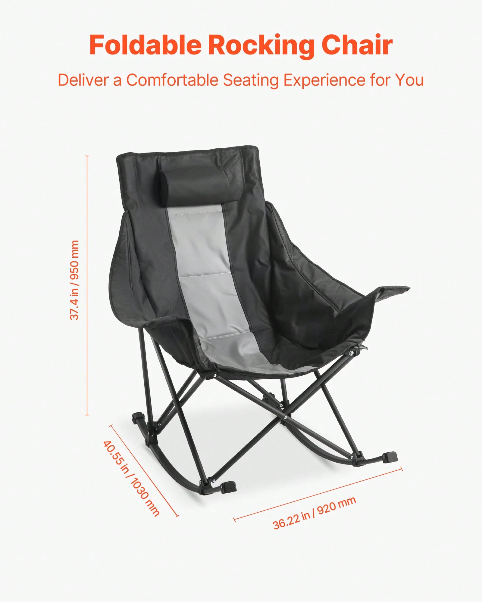 Chaise de camping à bascule, c - Outdoor Camping Rocker avis et prix