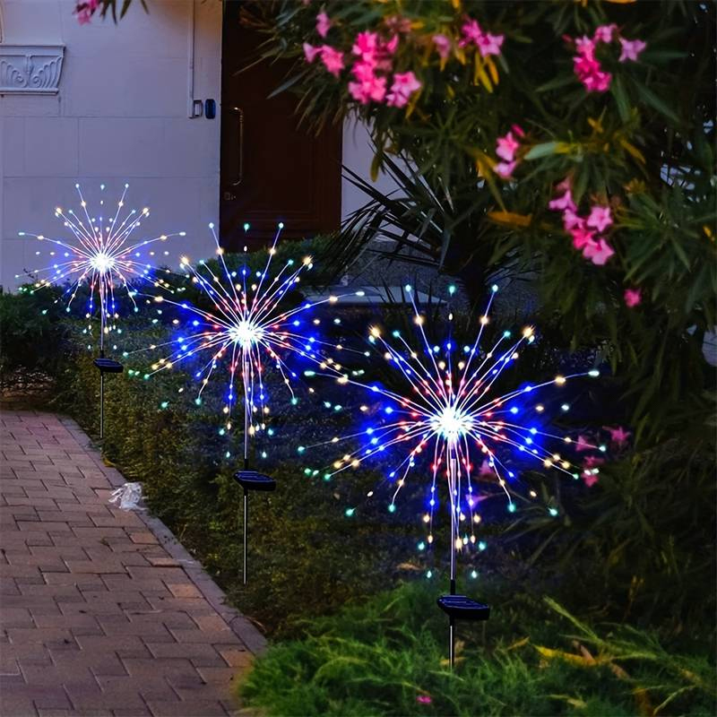 Feux d'artifice solaires lumiè - Outdoor Camping Lights String avis et prix