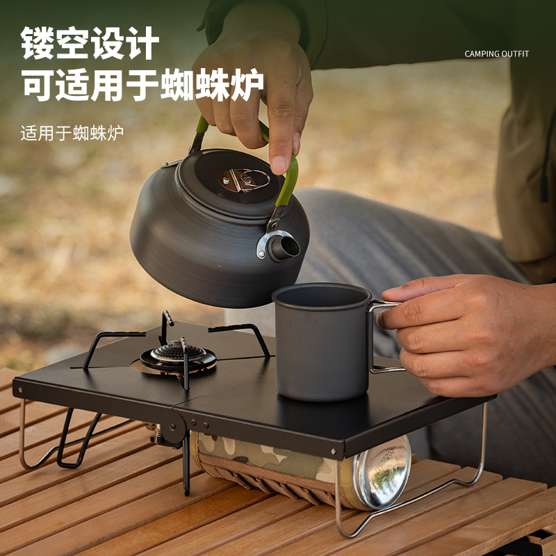 Table de camping pliante noire - Outdoor Camping Cooking Table avis et prix