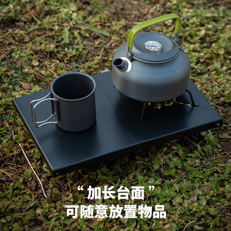 Table de camping pliante noire - Outdoor Camping Cooking Table avis et prix