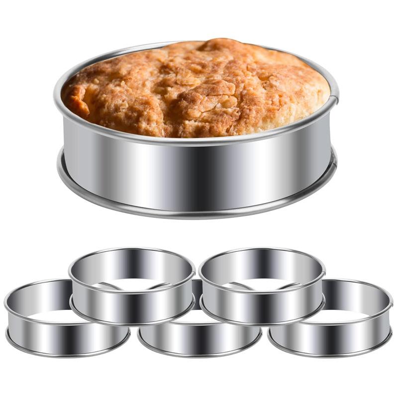 6 moules à crumpets en acier i - Outdoor Camping Griddle avis et prix
