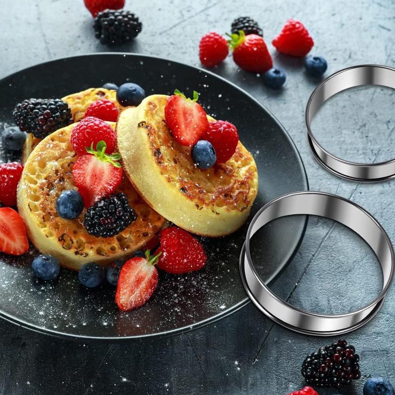 6 moules à crumpets en acier i - Outdoor Camping Griddle avis et prix