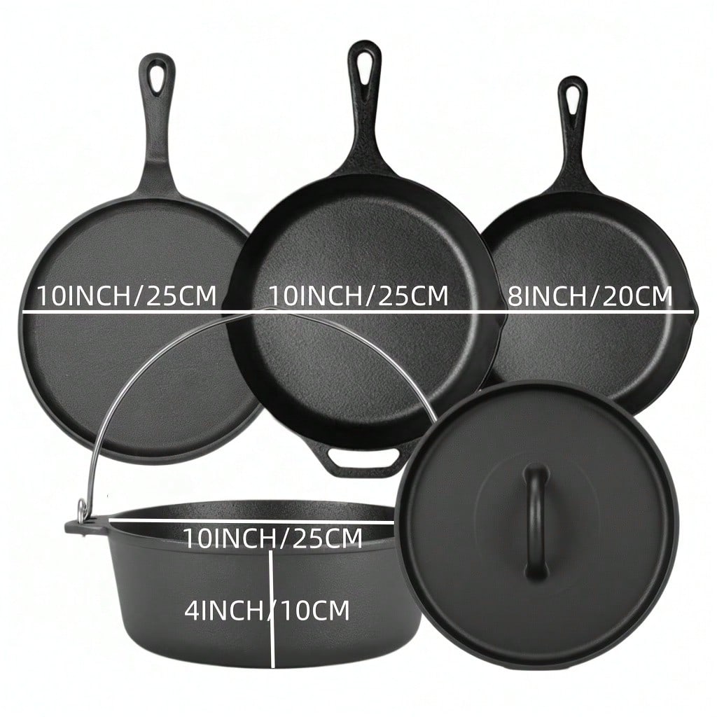Ensemble de casseroles et poêl - Outdoor Camping Griddle avis et prix