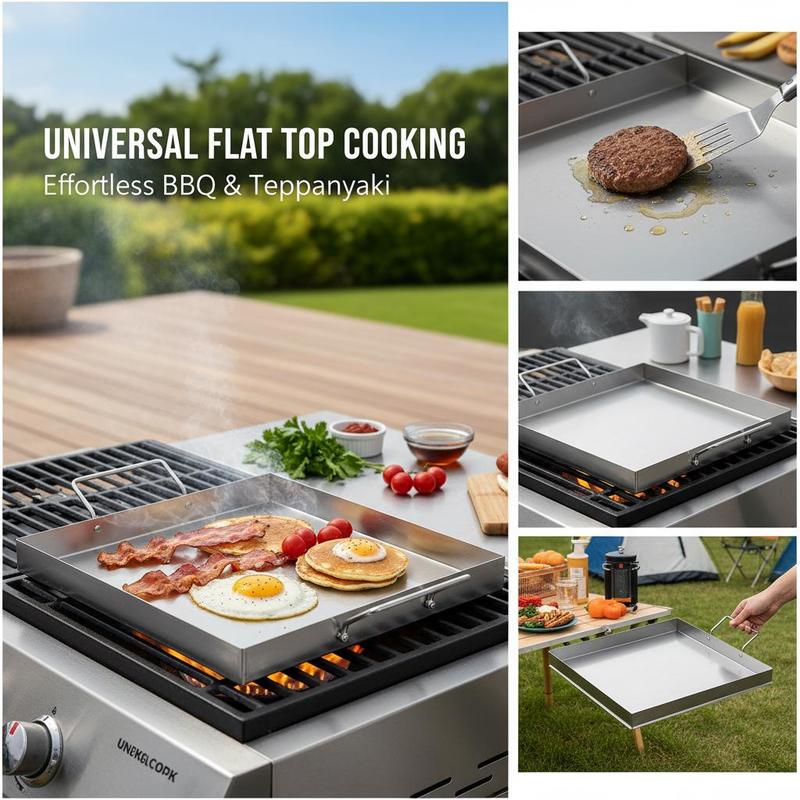 Plaque de cuisson universelle  - Outdoor Camping Griddle avis et prix