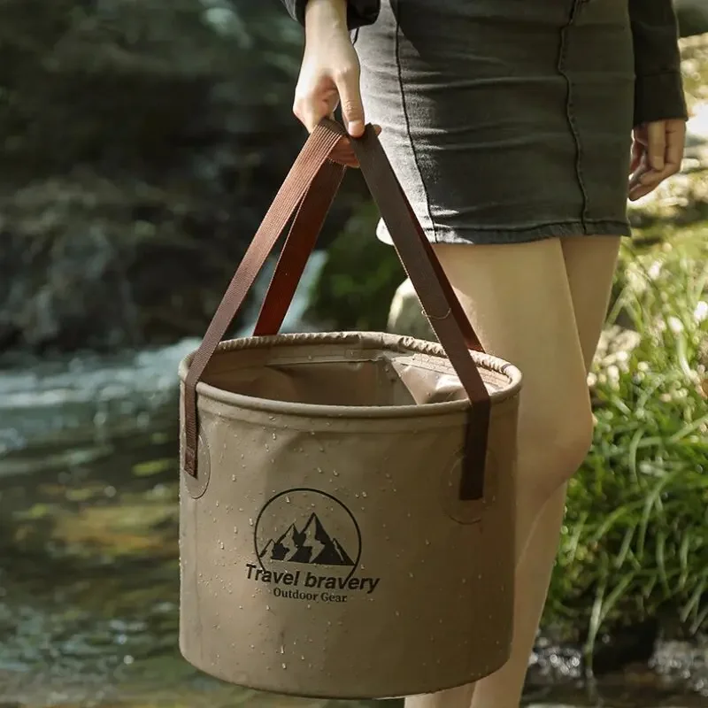 Seau Portable pliant 5/10/20l  - Outdoor Camping Bathroom avis et prix
