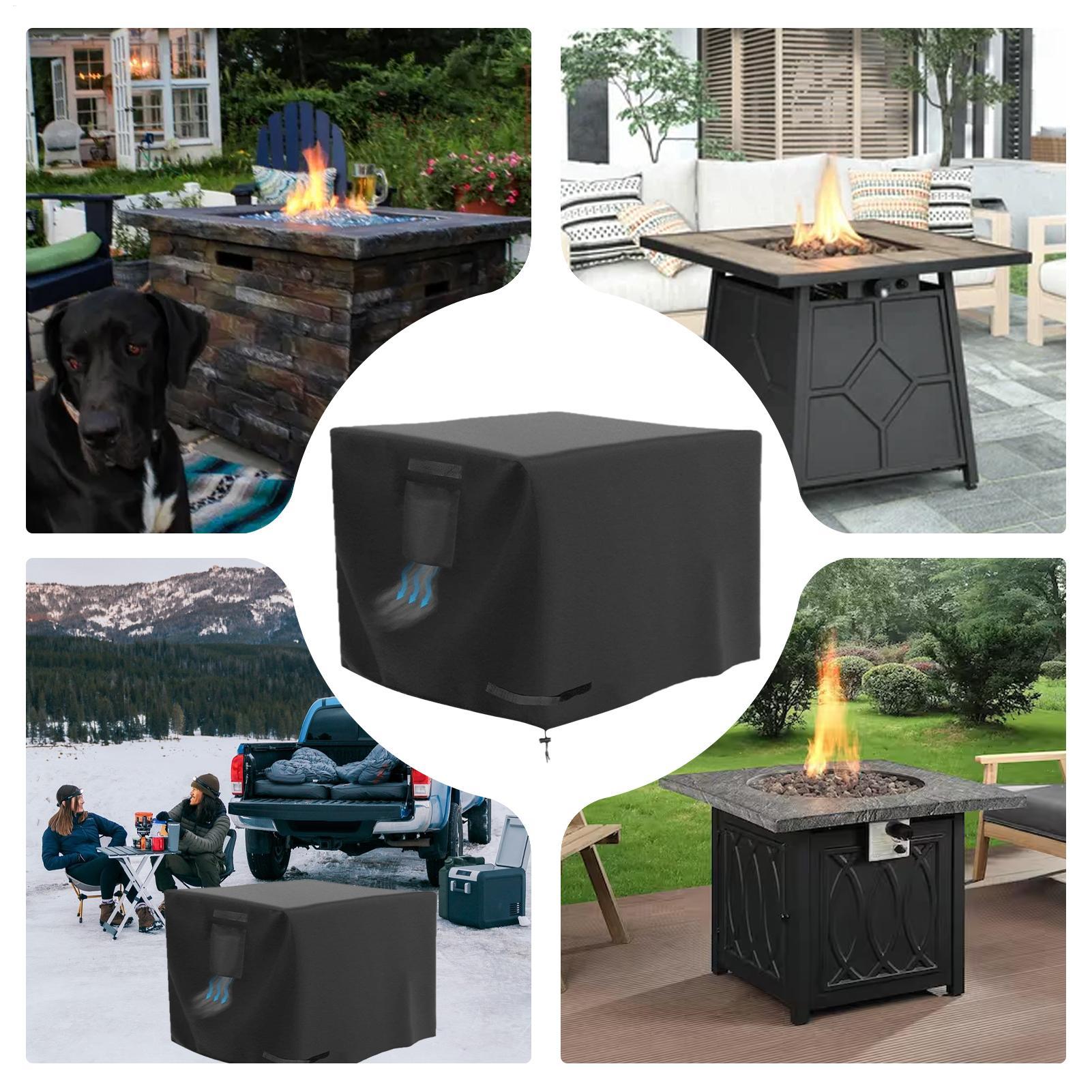 Couverture de foyer carrée de  - Outdoor Camping Fire avis et prix