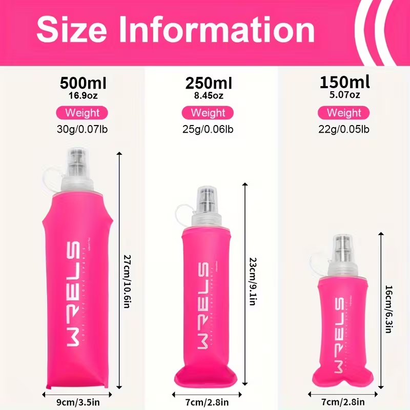 Bouteille d'eau pliable WRELS  - Collapsible Water Bottle avis et prix