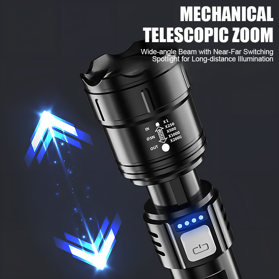 Lampe torche LED P50 haute pui - Outdoor Camping Decor avis et prix