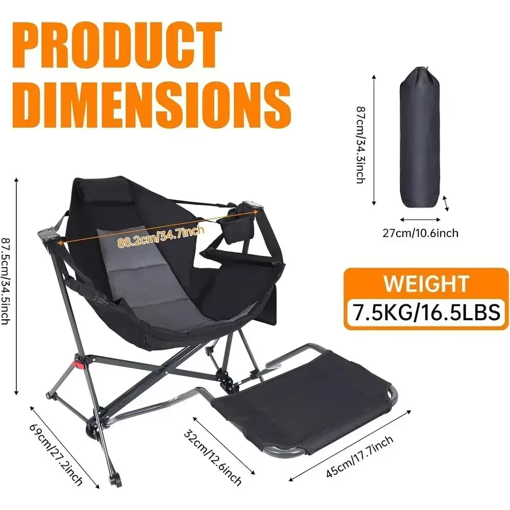 Chaise de camping pliable et p - Outdoor Camping Rocker avis et prix