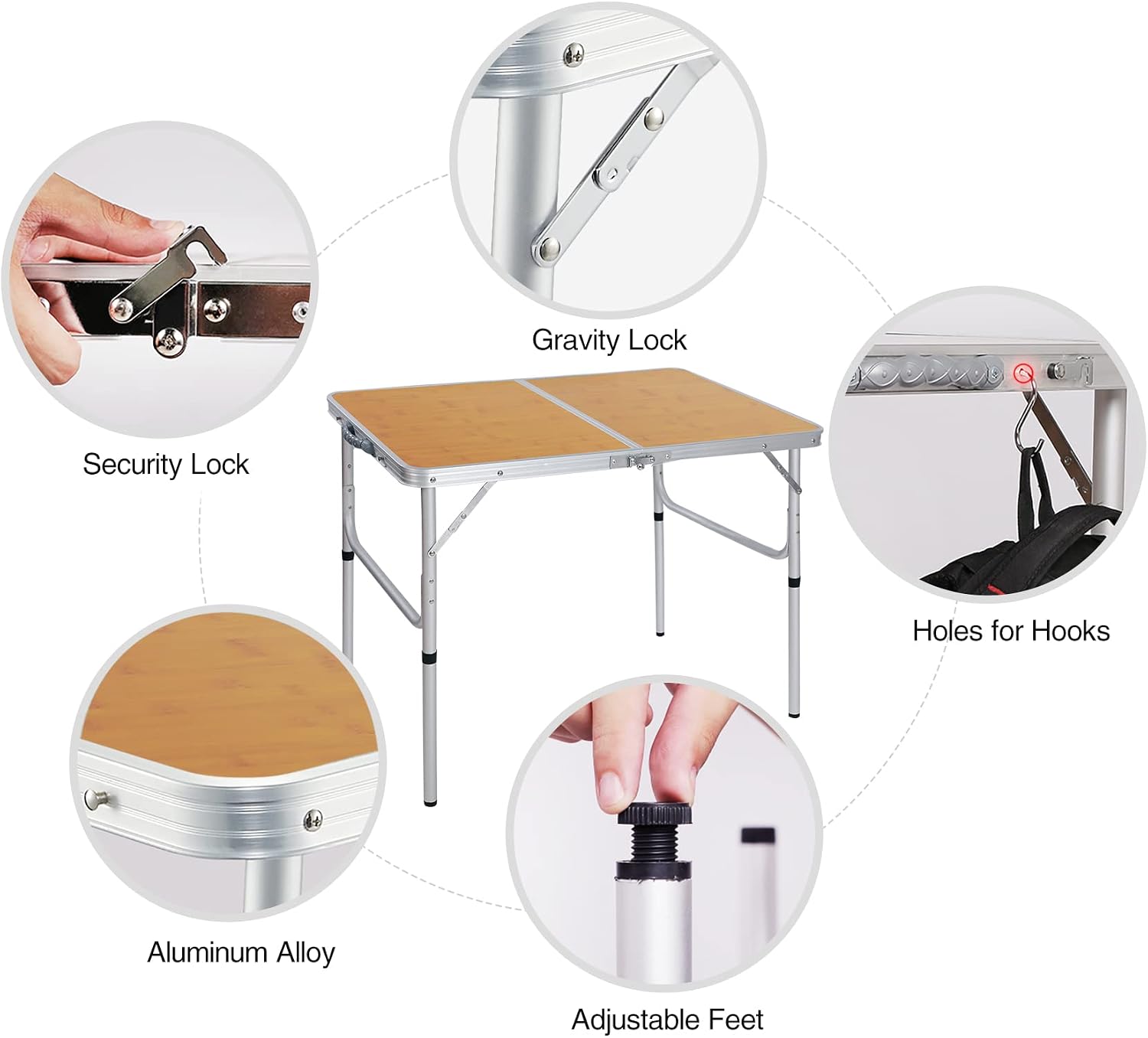 Table de camping pliable régla - Outdoor Camping Cooking Table avis et prix