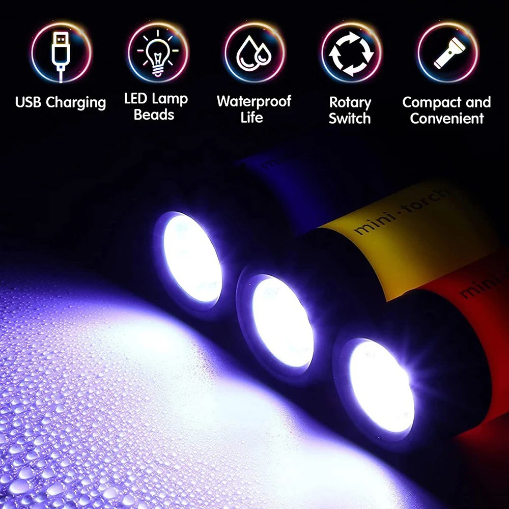 Mini lampe de poche rechargeab - Outdoor Camping Decor avis et prix