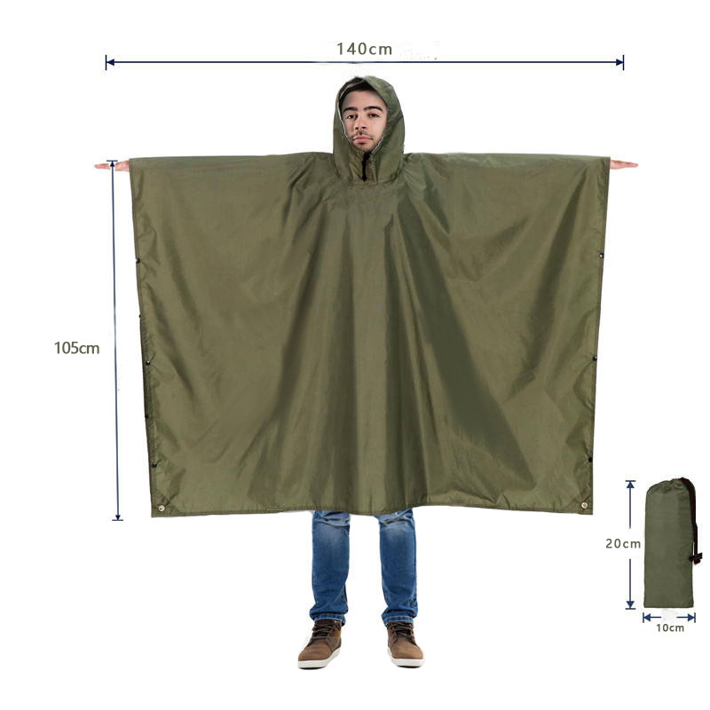 Poncho de pluie robuste pour s - Camping Rain Poncho avis et prix