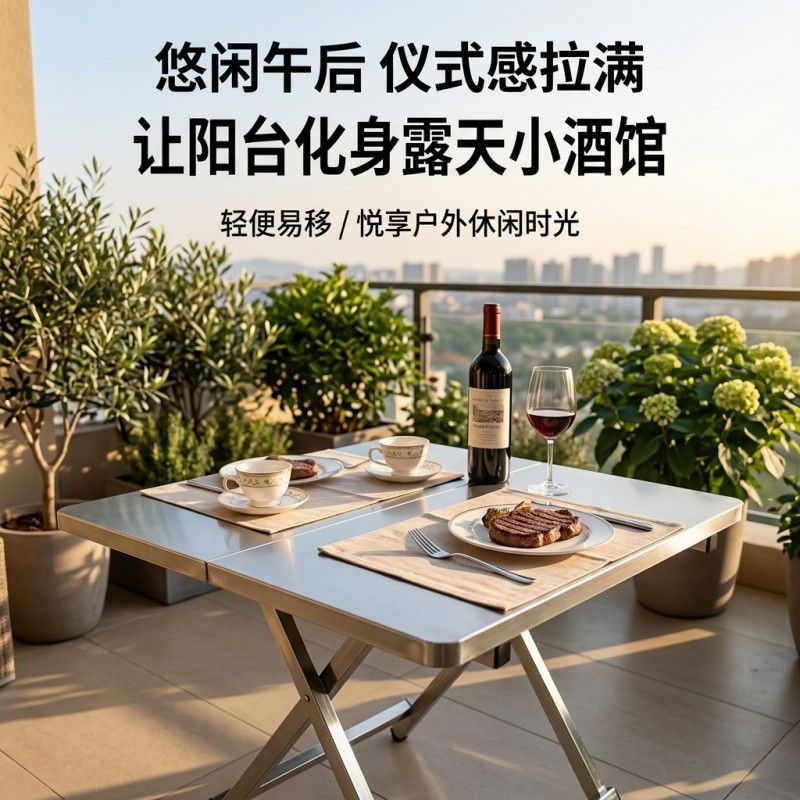 Table de camping pliante en ac - Outdoor Camping Cooking Table avis et prix
