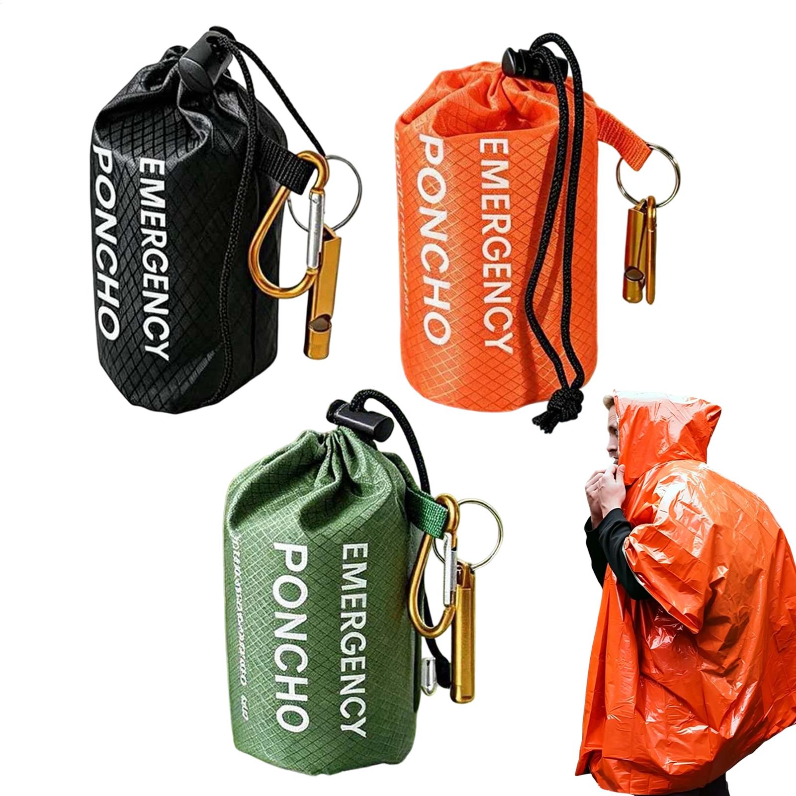 Lot de 3 ponchos de pluie de s - Camping Rain Poncho avis et prix