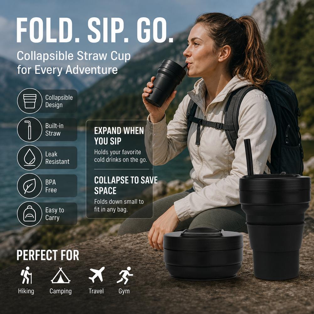 Tasse à café pliable en silico - Collapsible Water Bottle avis et prix