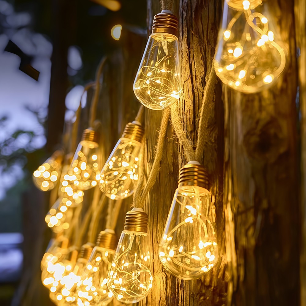 Guirlande solaire extérieure 1 - Outdoor Camping Lights String avis et prix