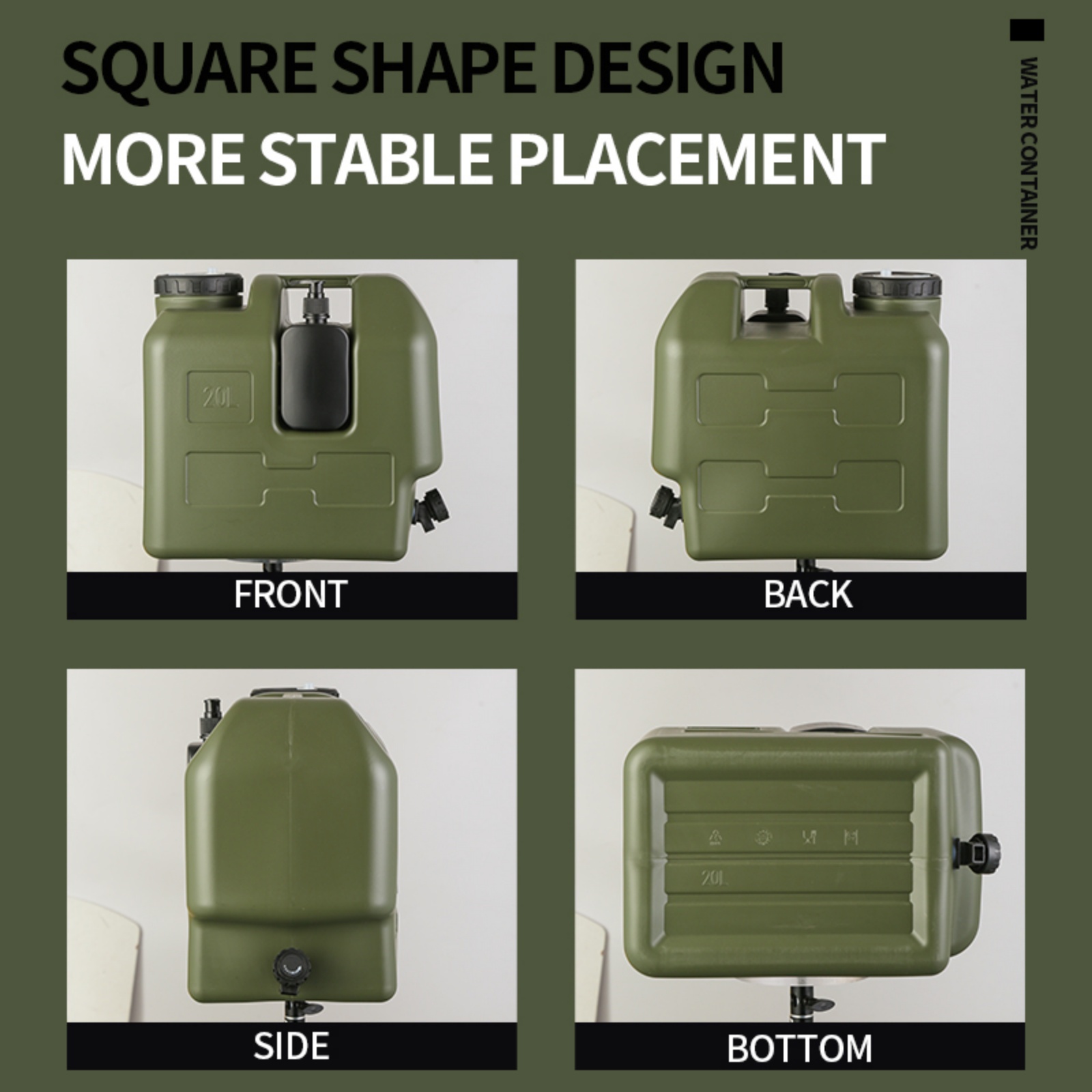 Carafe à eau portable de 15/20 - Outdoor Camping Water Tank avis et prix