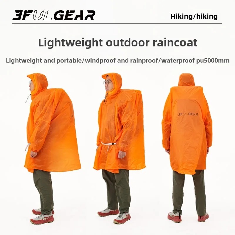 Poncho de pluie ultraléger 3F  - Camping Rain Poncho avis et prix
