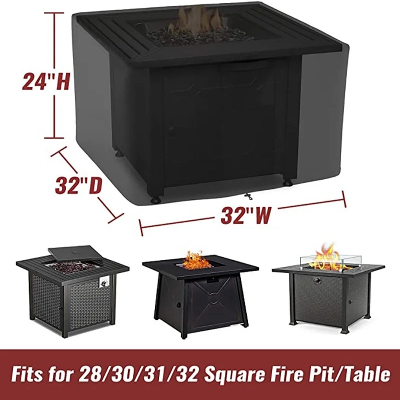 Housse de foyer carrée impermé - Outdoor Camping Fire avis et prix