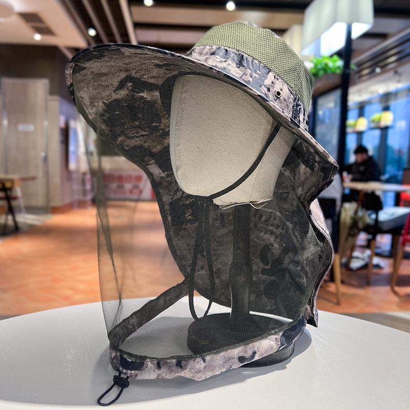 Casquette de pêche avec masque - Outdoor Camping Hat avis et prix
